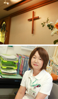 看護部長 梅村道代 看護部長 梅村道代