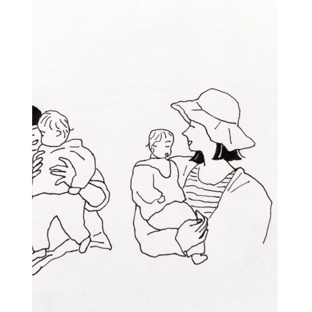 老健ギャラリー Kanaeイラスト原画展 終了しました バプテスト老人保健施設